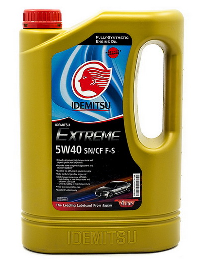 Масло моторное Idemitsu Extreme 5W-40 SN/CF F-S