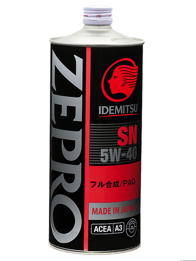 Масло моторное Idemitsu Zepro Racing 5W-40 SN