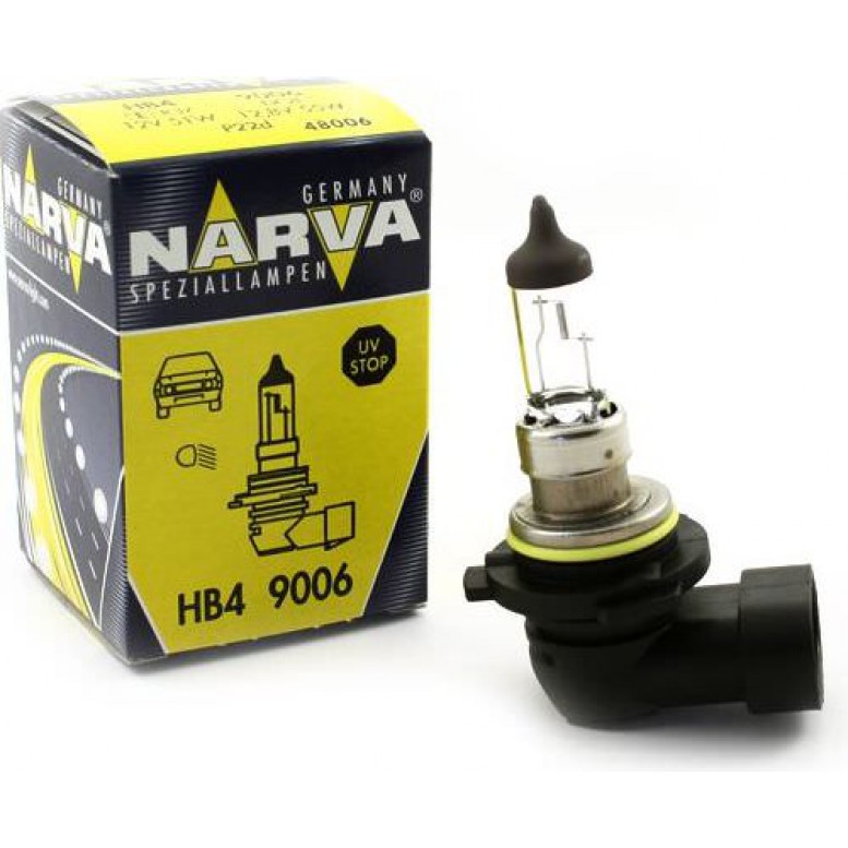Лампа галогеновая Narva Standard HB4, 48006