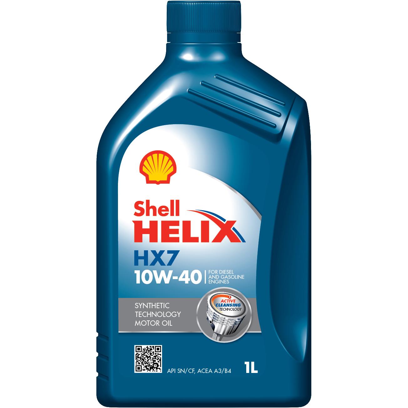 Масло моторное Shell Helix НХ7 10w-40