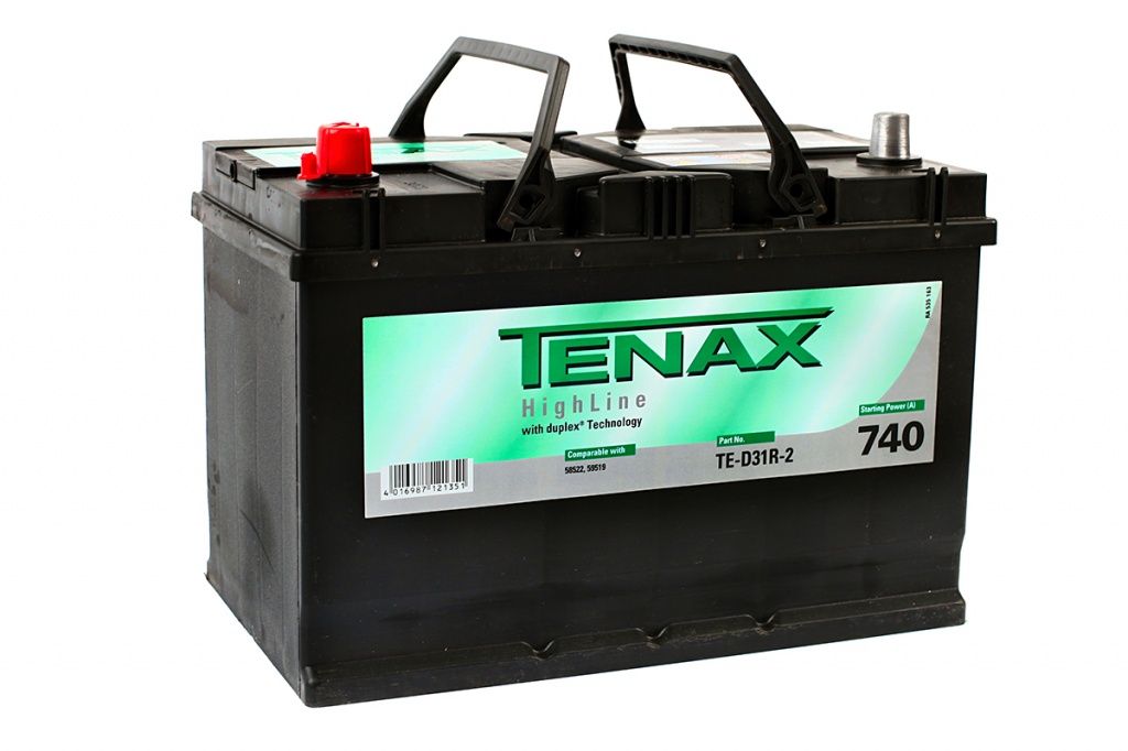 Аккумулятор TENAX HL Asia 91 L+
