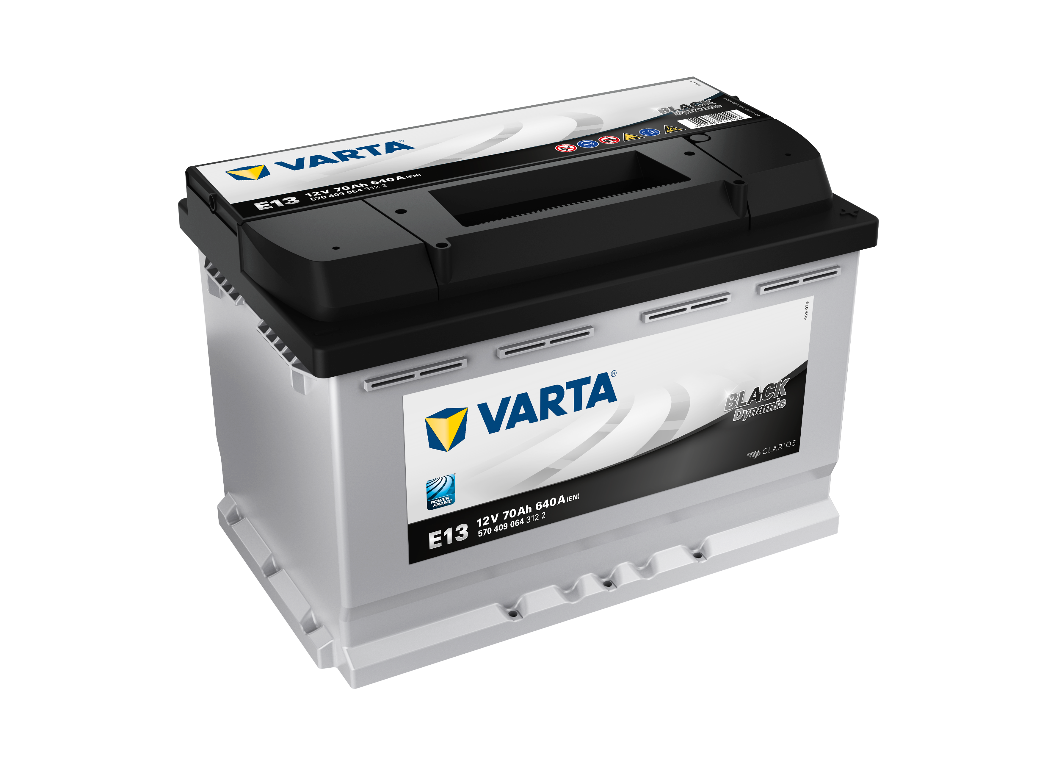 Аккумулятор Varta Black Dynamic 70Ah 640A, R+ 570 409 064